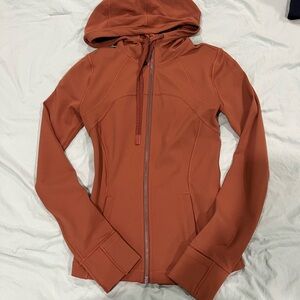 lululemon athletica Rust Color Define Nulu Hooded Jacket